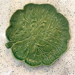 SET OF 2! Bordallo Pinheiro cabbage Serving platters